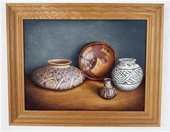 Francis H. Harlow Oil on Board Painting - Francis H. Harlow