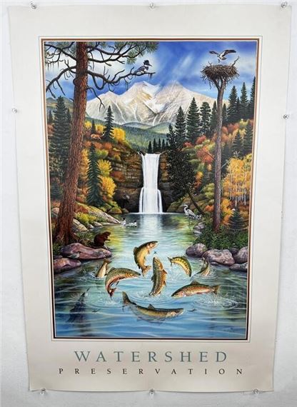 Monte Dolack Watershed Preservation Print by Monte Dolack