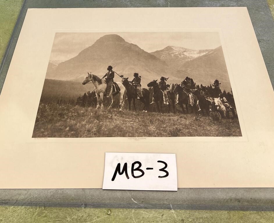 Roland Reed | The Pass Finders Piegan Roland Reed Photogravure | MutualArt