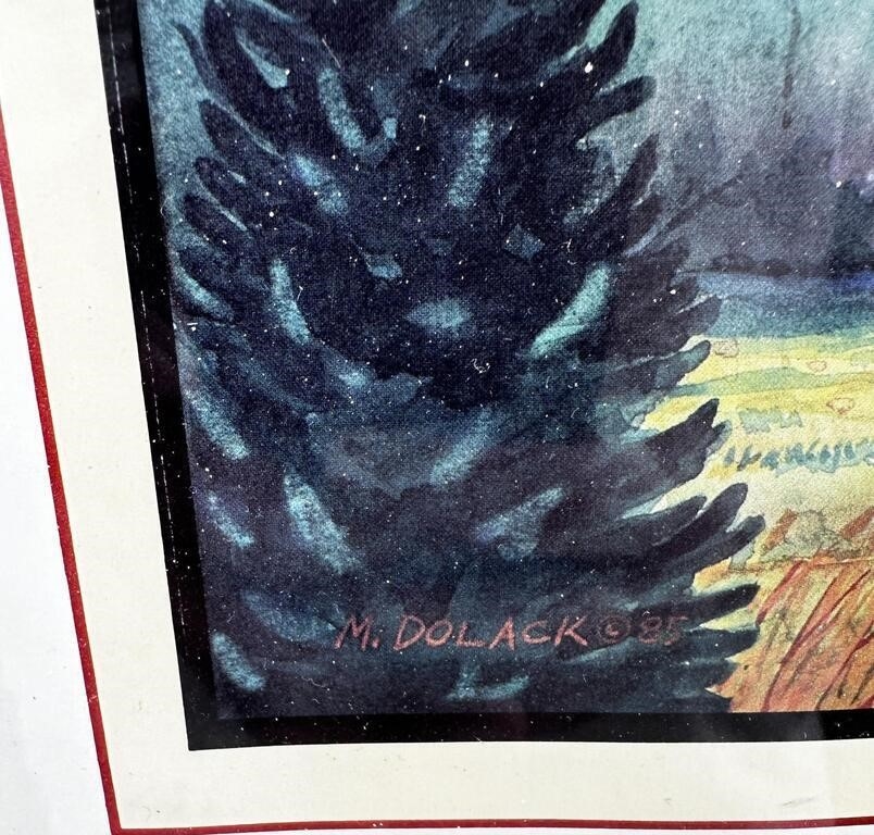 Monte Dolack | Monte Dolack Mission Mountain Winery Print | MutualArt