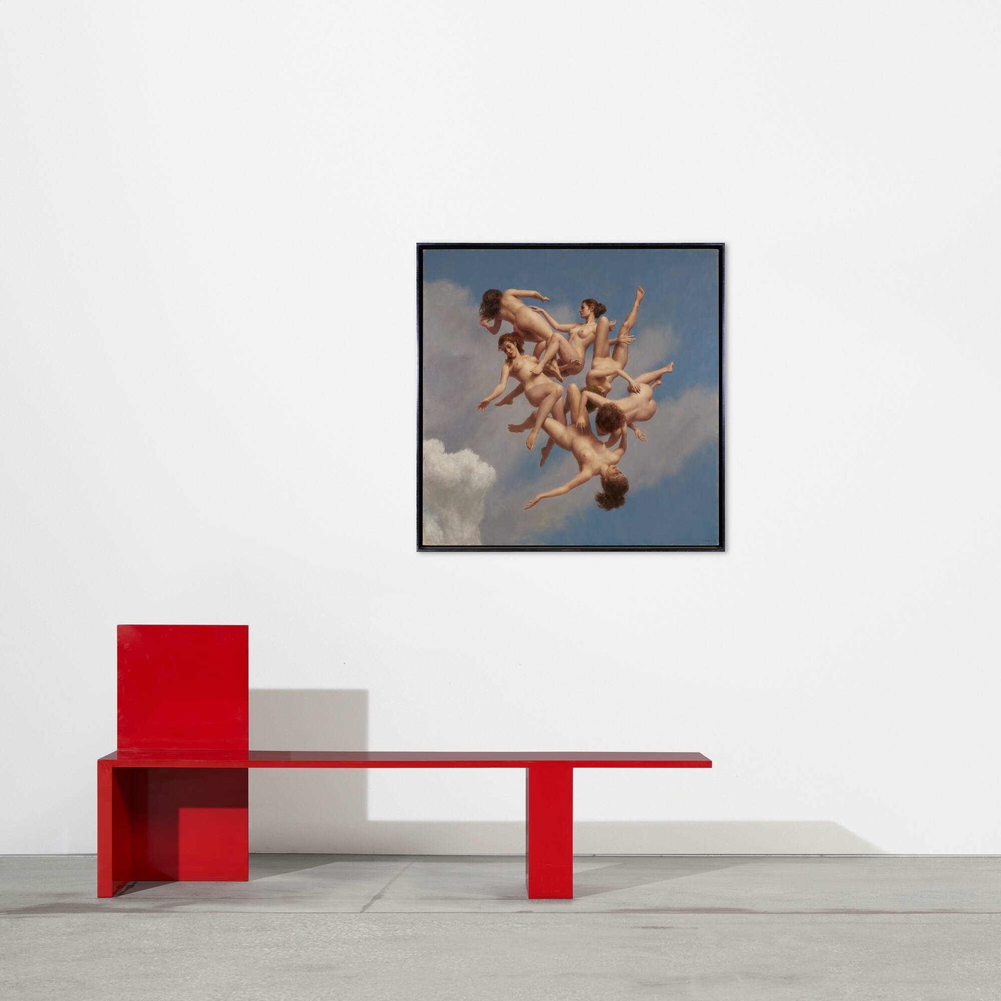 Artwork by Harry Holland, Cloud Flyers, Made of oil on linen