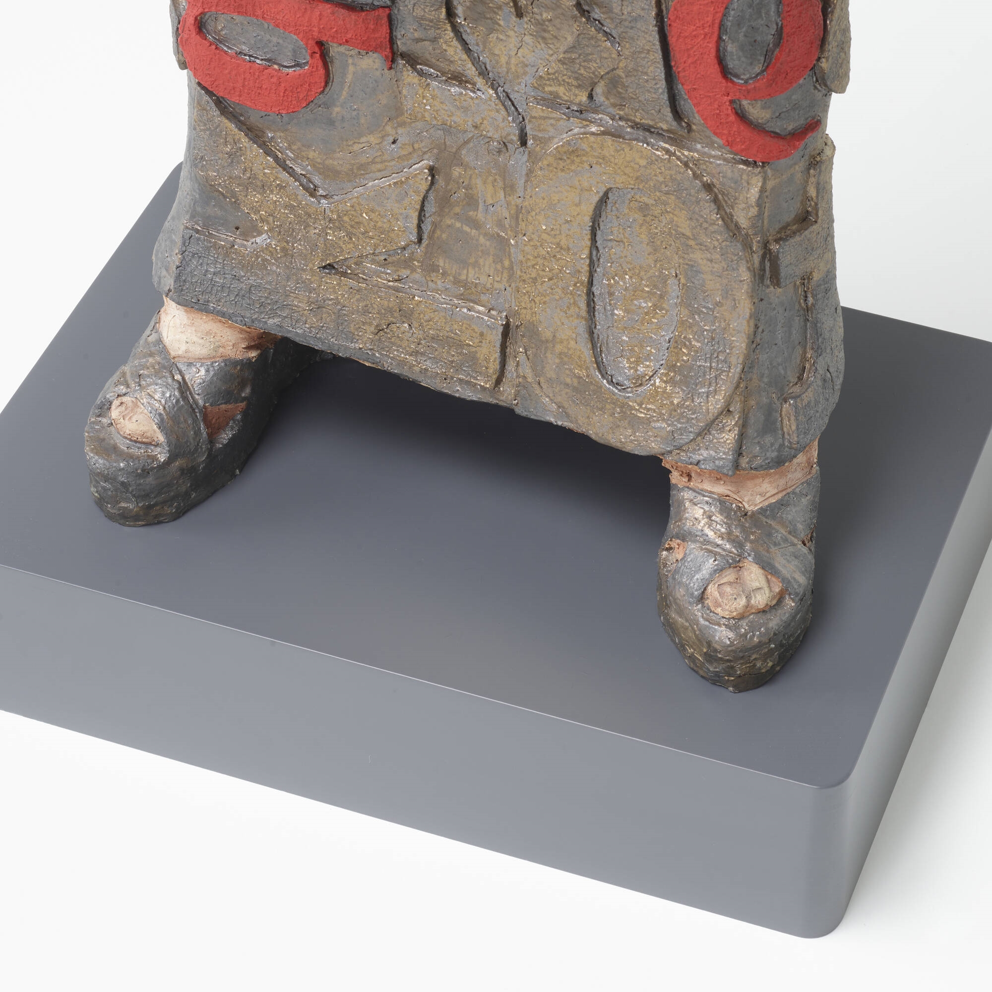 Artwork by Marek Zyga, Take All, Made of glazed earthenware with