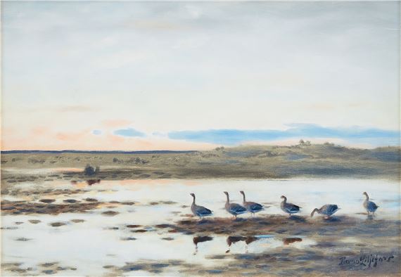 ”Vildgäss” by Bruno Liljefors