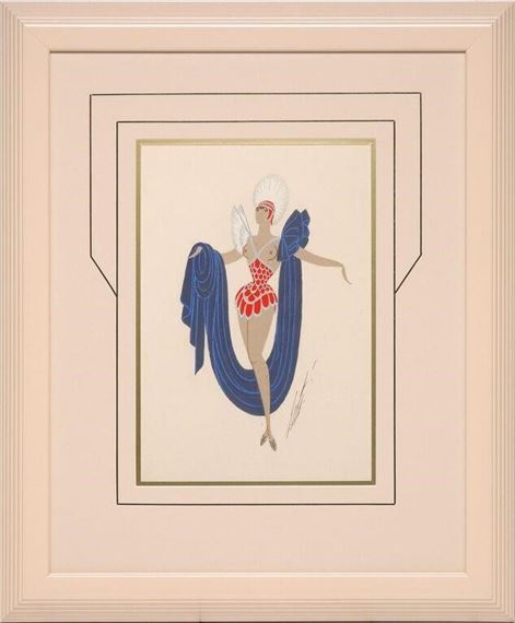 Erté | ERTE ROMAIN DE TIRTOFF (1892-1990) GOUACHE ON PAPE (early