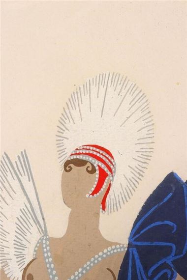 Erté | ERTE ROMAIN DE TIRTOFF (1892-1990) GOUACHE ON PAPE (early