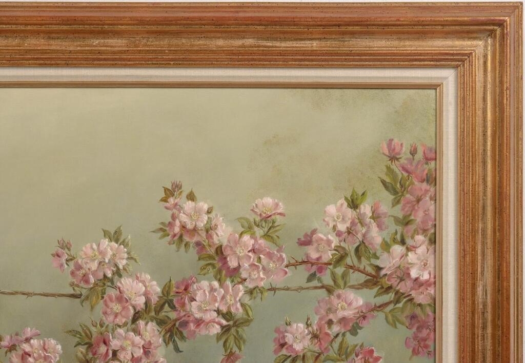 Artwork by Lennon Ray Bandel, 1906-2004). Song of Summer. Circa 1975. Clearly a Missouri subject, Made of Canvas