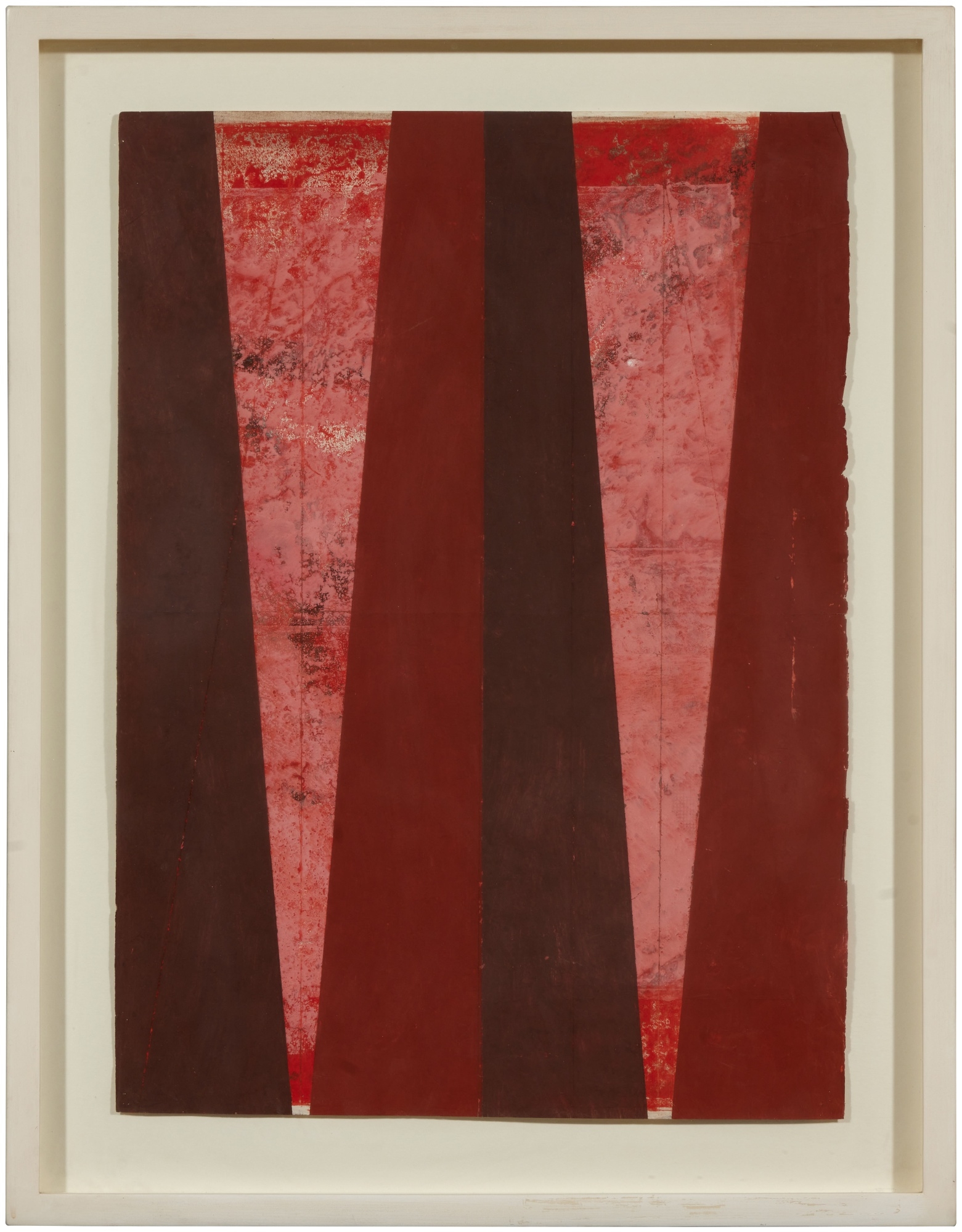 Artwork by Hermann Glöckner, Schornsteine & Schornsteine, Made of tempera on paper