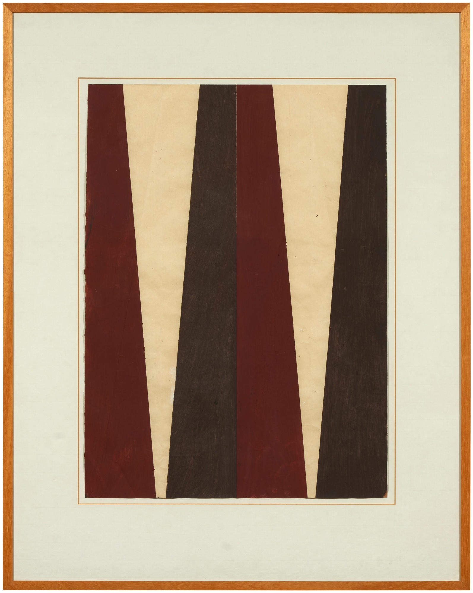 Artwork by Hermann Glöckner, Schornsteine & Schornsteine, Made of tempera on paper