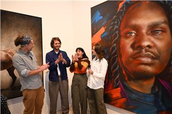 Street Artist Wins Archibald Packing Room Prize for Baker Boy Portrait