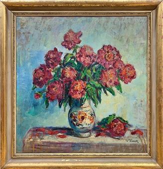 DŽBÁN S KVĚTINAMI - XL FORMÁT - V. Froněk