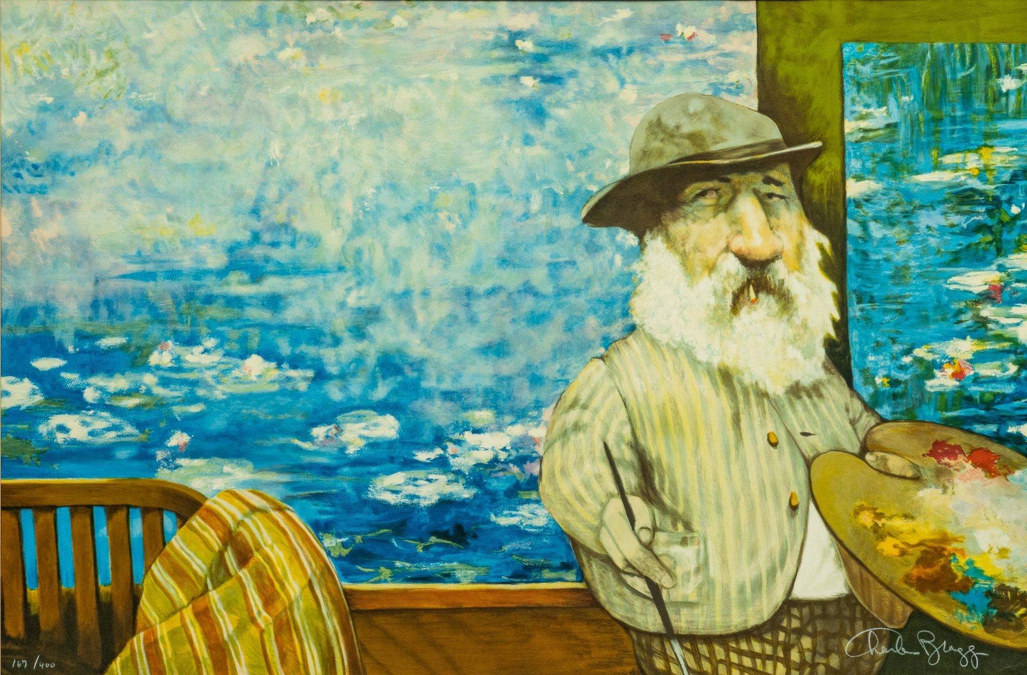 Charles Bragg | Portrait of Claude Monet | MutualArt