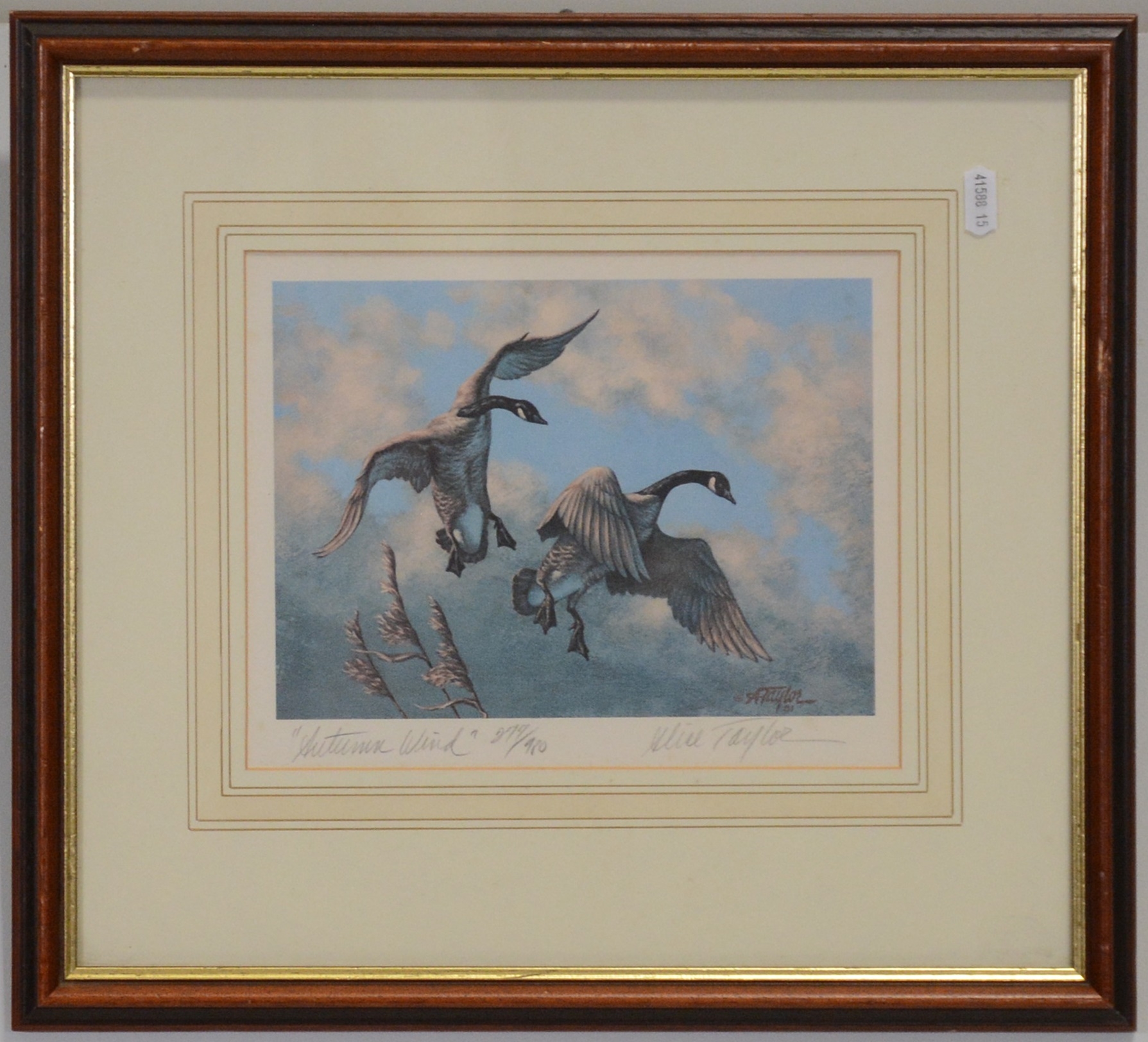 Artwork by Alice Taylor, Autumn Wind, Made of colour print