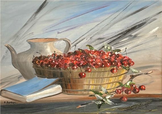 Cesto di ciliegie by Alfredo Dardari