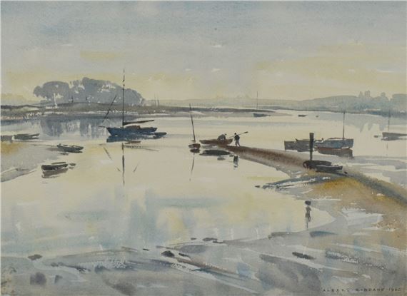 Albert Charles Ribbans | Calm Estuary (1965) | MutualArt