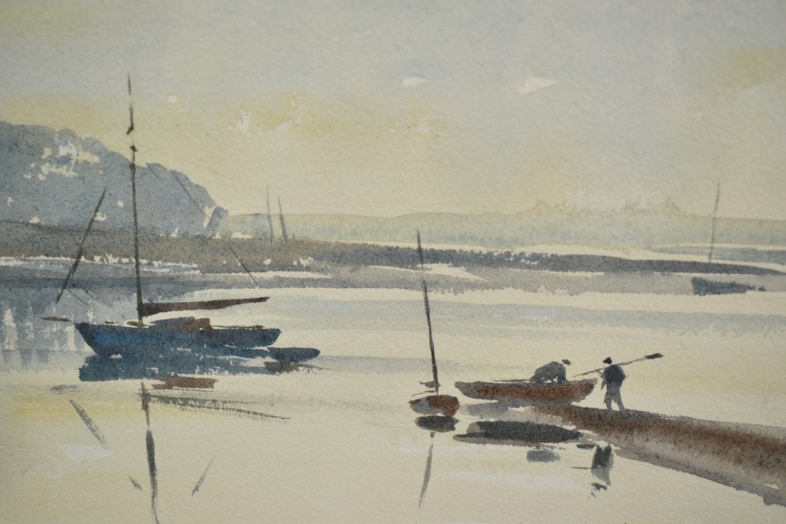 Albert Charles Ribbans | Calm Estuary (1965) | MutualArt