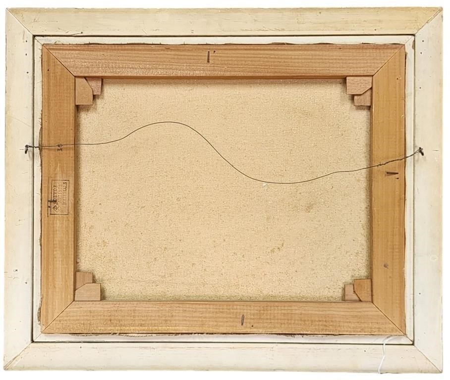 Artwork by Bertha Hatton Duke, Bertha Hatton (Duke) 16x20 O/C Winter Creek, Made of O/C