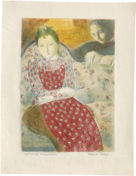 Sur le canapé d'argent pâle by Maurice Denis, (18)98