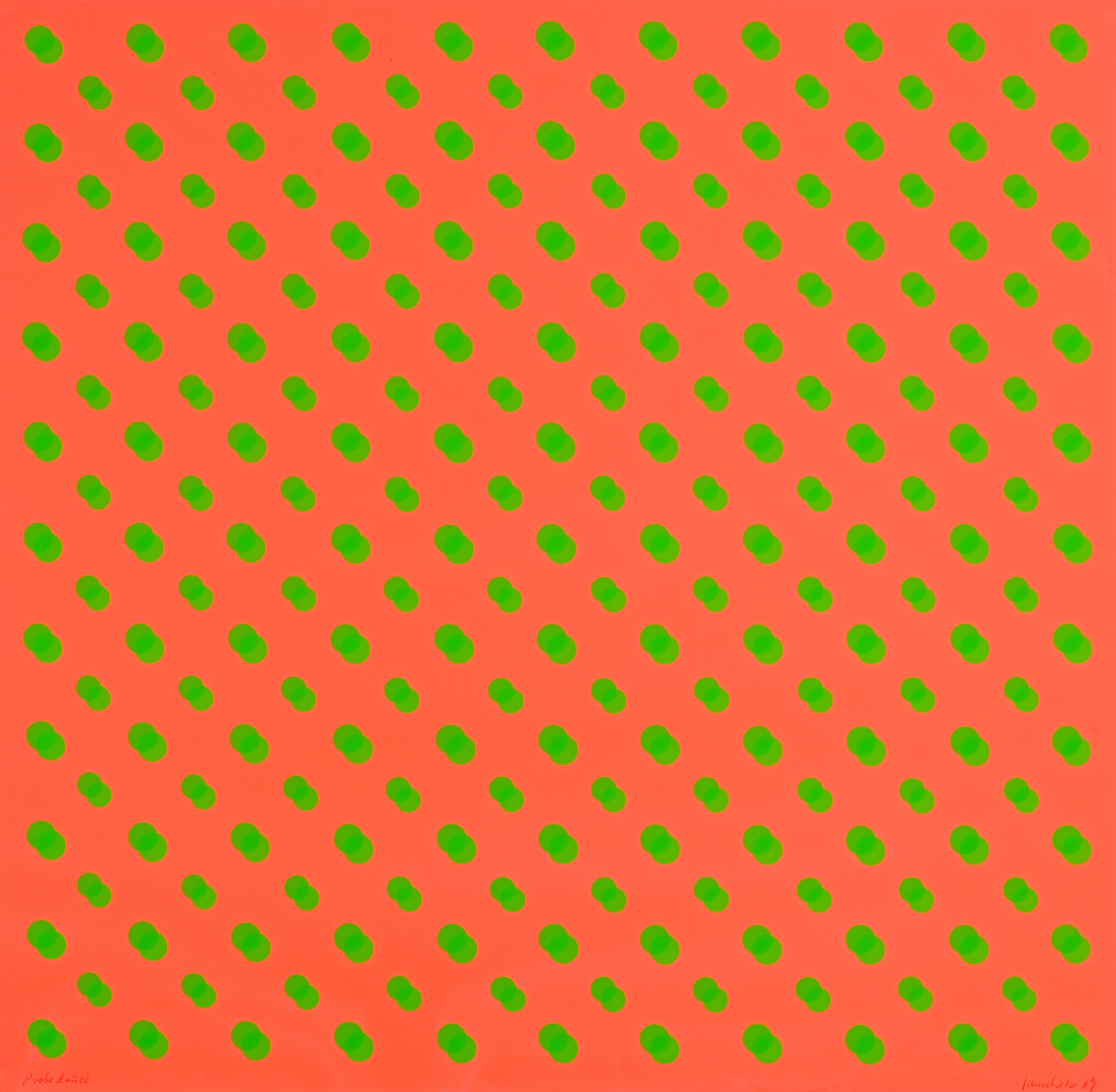 Artwork by Kuno Gonschior, Untitled, Made of Silkscreens printed in colours