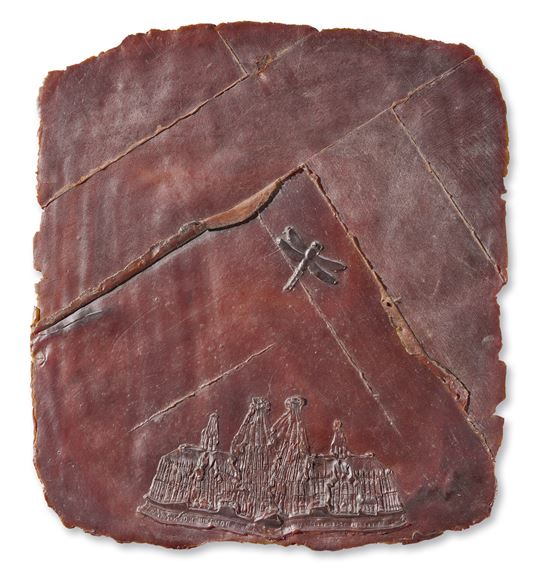 Kölner Dom und Libelle by Heidi Bucher, circa 1981/1982