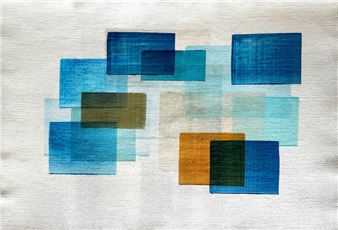 Sans titre / Acrylique, pigment et huile sur toile de lin / Signé au dos / - Nathalie Lesage