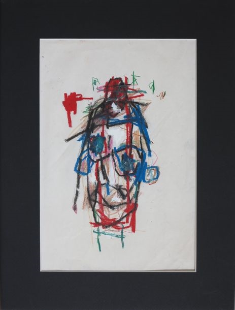 Artwork by Edward Goss, Studys / Technique mixte sur papier / Titré et signé au dos /, Made of Mixed media on paper