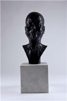 Tête de caractère figurant un homme grimaçant - Franz Xaver Messerschmidt