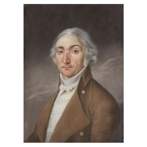 Portrait of a Man in a Brown Coat - Johann Martin von Wagner