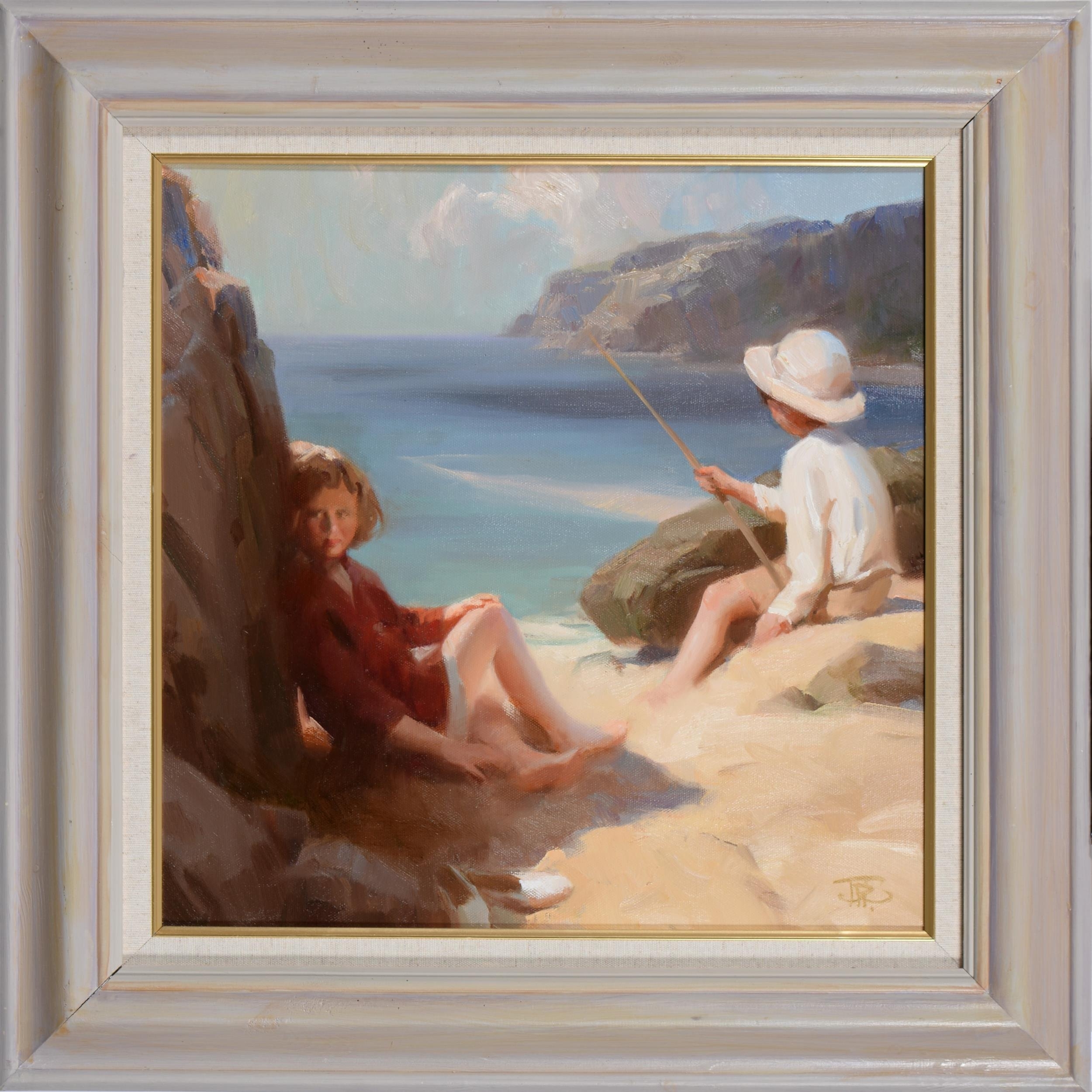 John R. Townsend | Children in a Sandy Cove | MutualArt