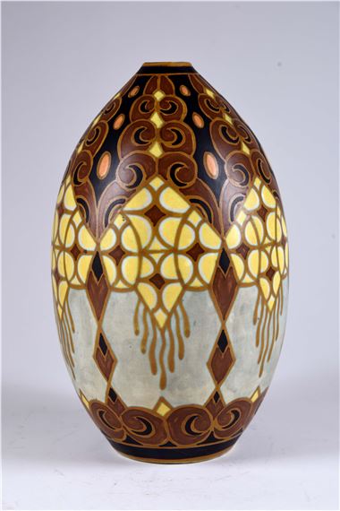 Rare vase ovoïde Art Déco (1927 - Leon Delfant