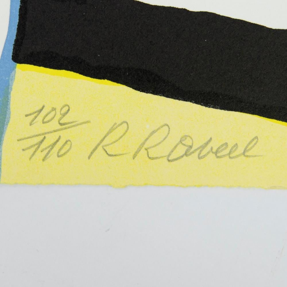 Roger Raveel | colour lithograph De schilderijenoptocht van 1978 ...