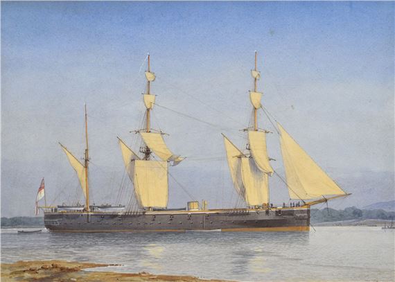 William Frederick Mitchell | HMS Encounter (1881) | MutualArt
