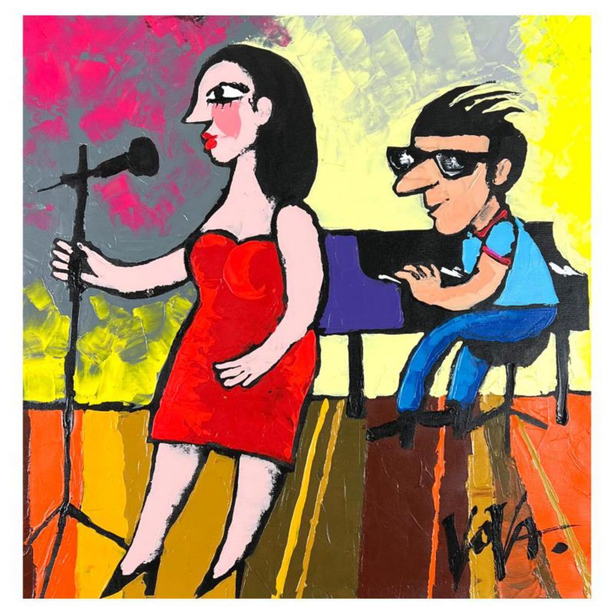 Artwork by Vladimir Mingar, Untitled, Made of acrylic on canvas