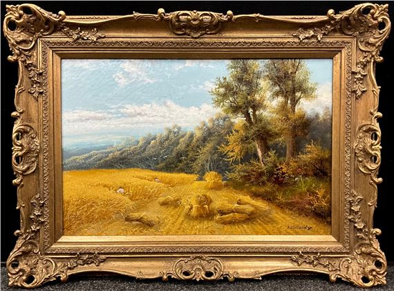 The Cornfield, Suffolk by W. Richards