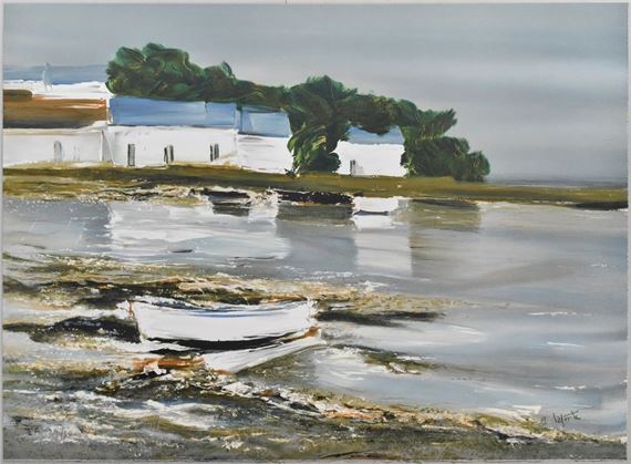 Georges Laporte | Boat at Saint-Cado | MutualArt