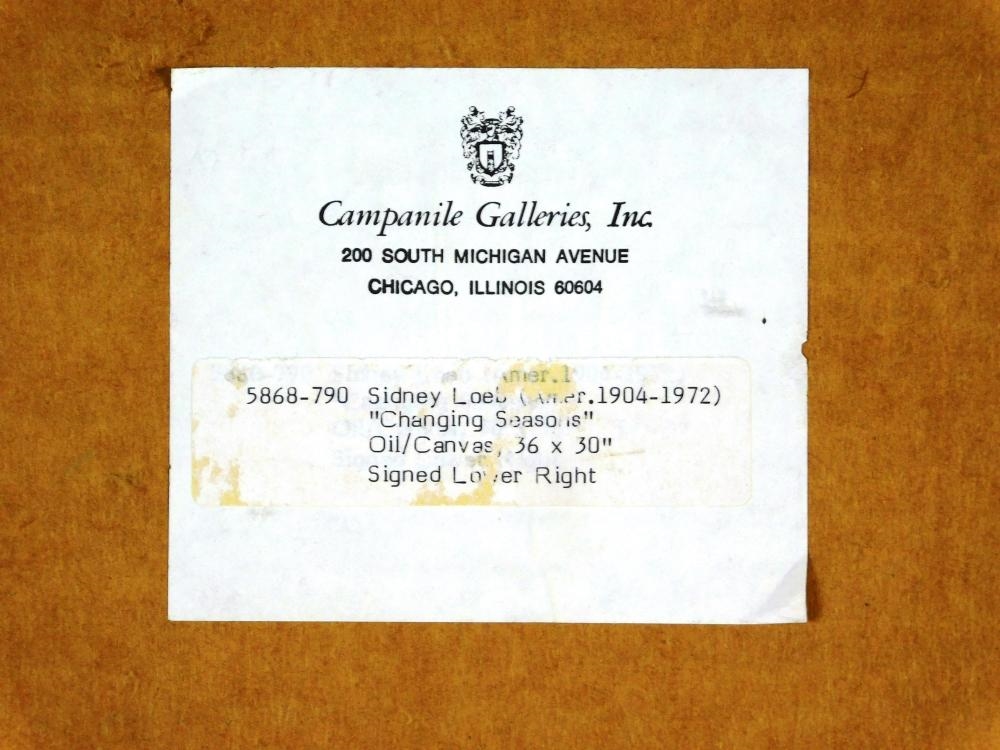 Artwork by Sidney Loeb, Changing Seasons, Made of oil on canvas