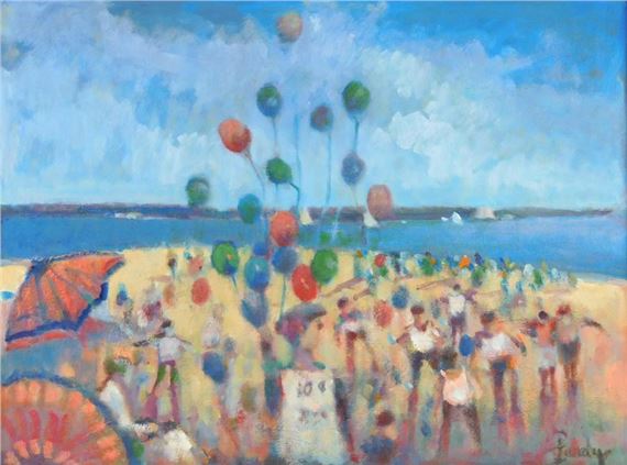Donald Roy Purdy | The Balloon Vendor | MutualArt