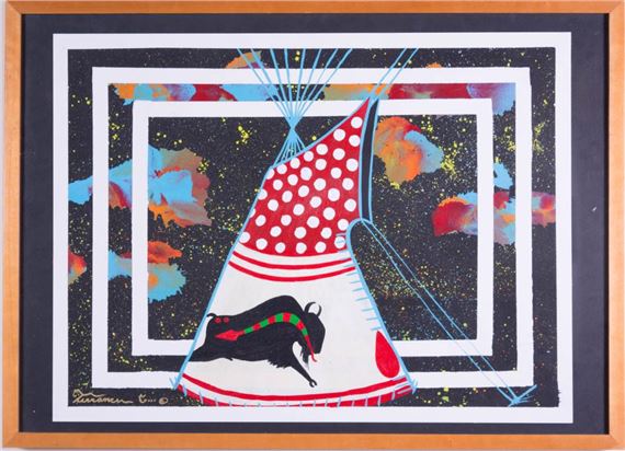 TERRANCE GUARDIPEE ACRYLIC ON PAPER - Terrance Guardipee