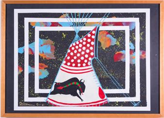 TERRANCE GUARDIPEE ACRYLIC ON PAPER - Terrance Guardipee