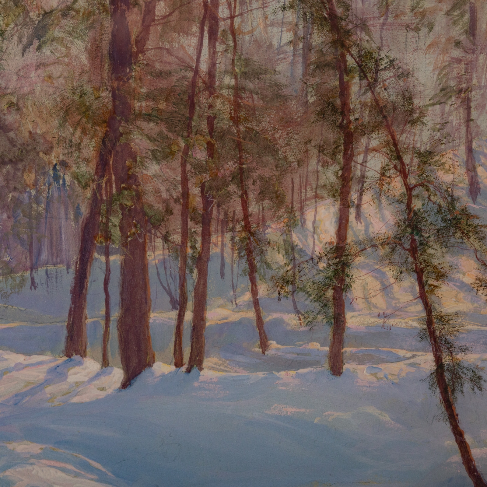 Walter Launt Palmer | Woodland Snowfall (1854) | MutualArt