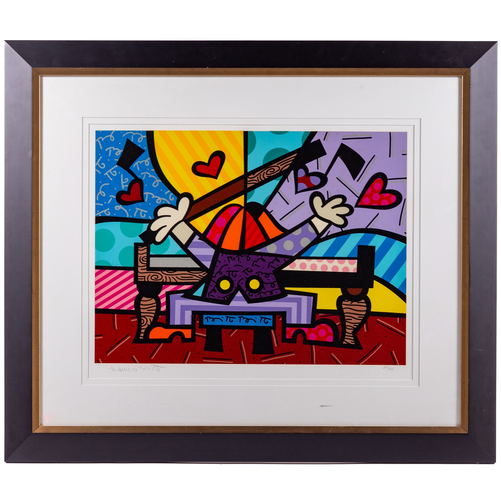 Romero Britto | Piano Man (2001) | MutualArt