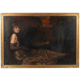 Portrait of an Elegant Woman - Eduardo Soria