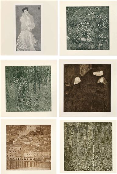 Gustav Klimt | „Das Werk von Gustav Klimt“, 22 Lichtdrucke (das ...