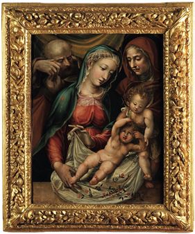 Sacra Famiglia con San Giovannino e Sant'Anna - Bartolomeo Neroni