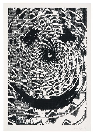 Ohne Titel by Peter Kogler, 1985