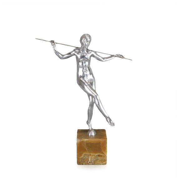 Joé Descomps | JOE DESCOMPS (1869-1950): AN ART DECO PERIOD SILVERED ...