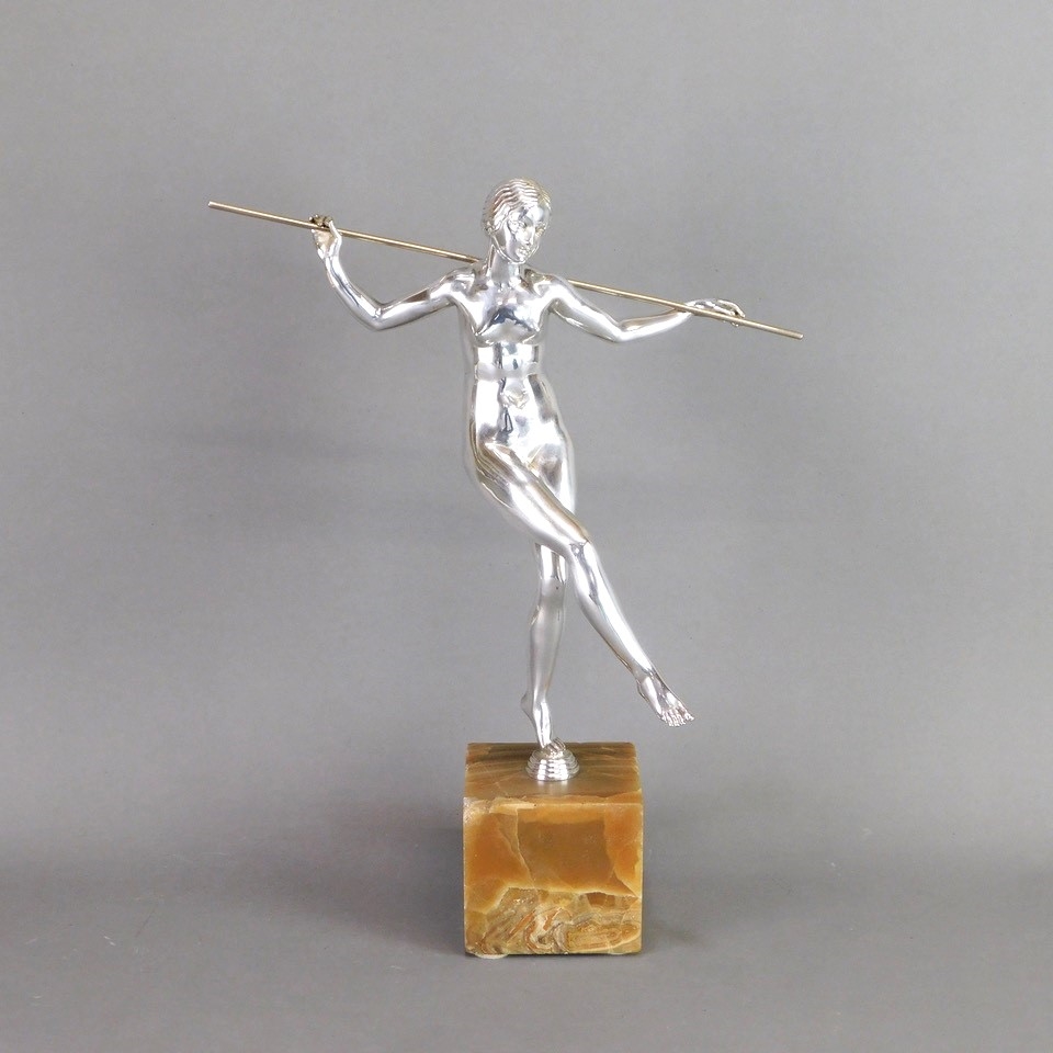 Joé Descomps | JOE DESCOMPS (1869-1950): AN ART DECO PERIOD SILVERED ...