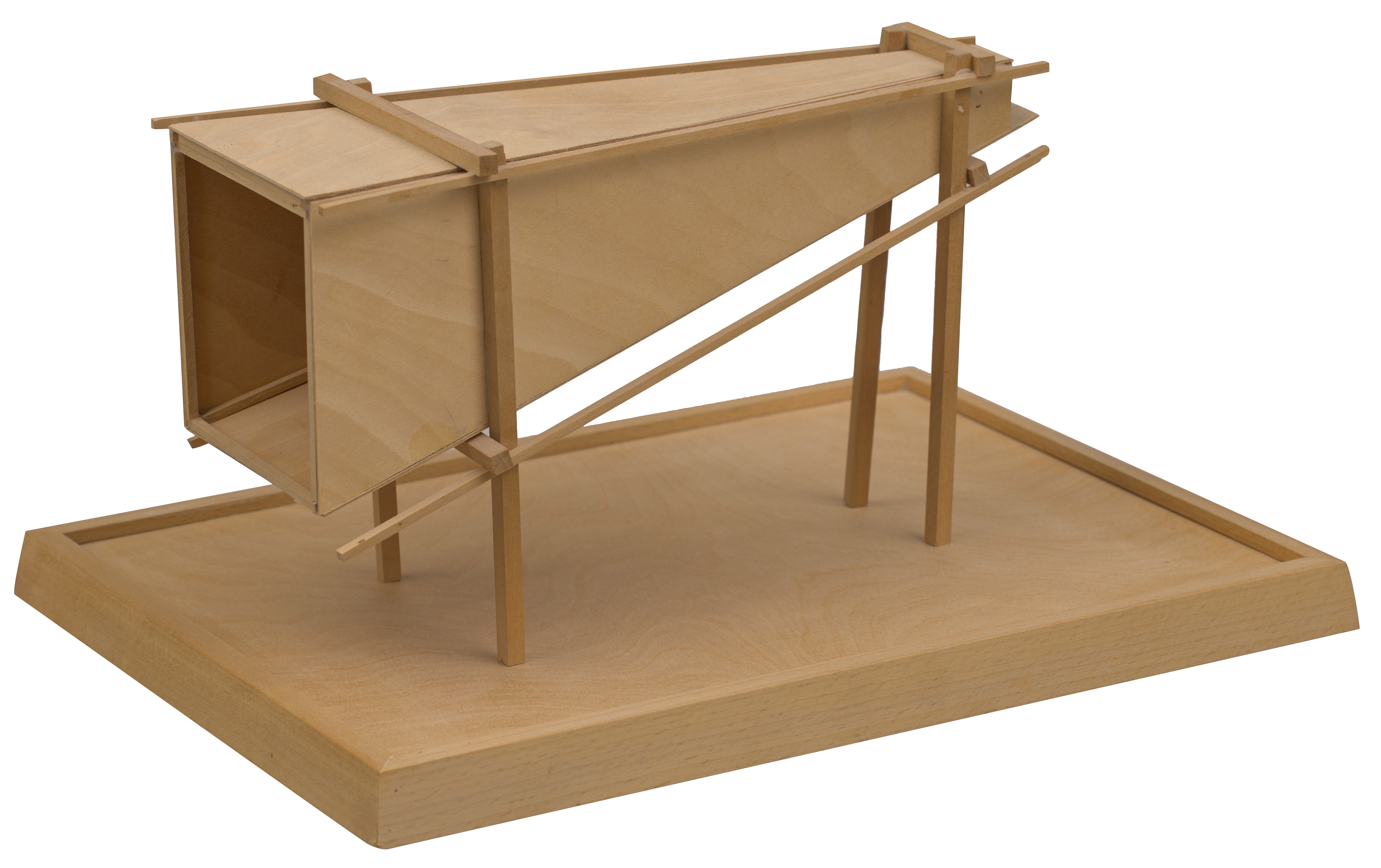 Artwork by Vito Pace, Betrachtungsapparat (2010), Made of Wood