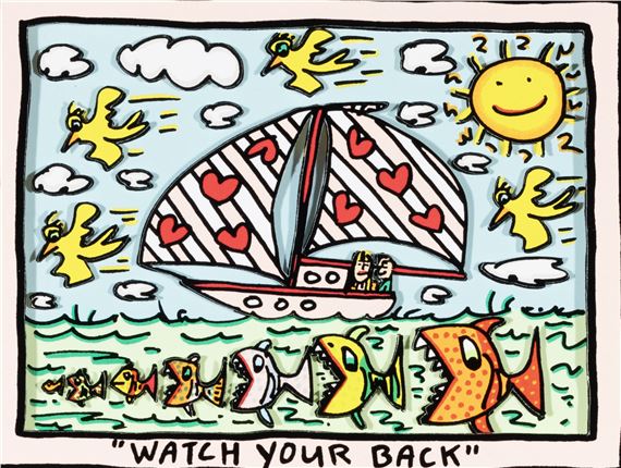 James Rizzi | Watch your back (1995) (2024) | MutualArt