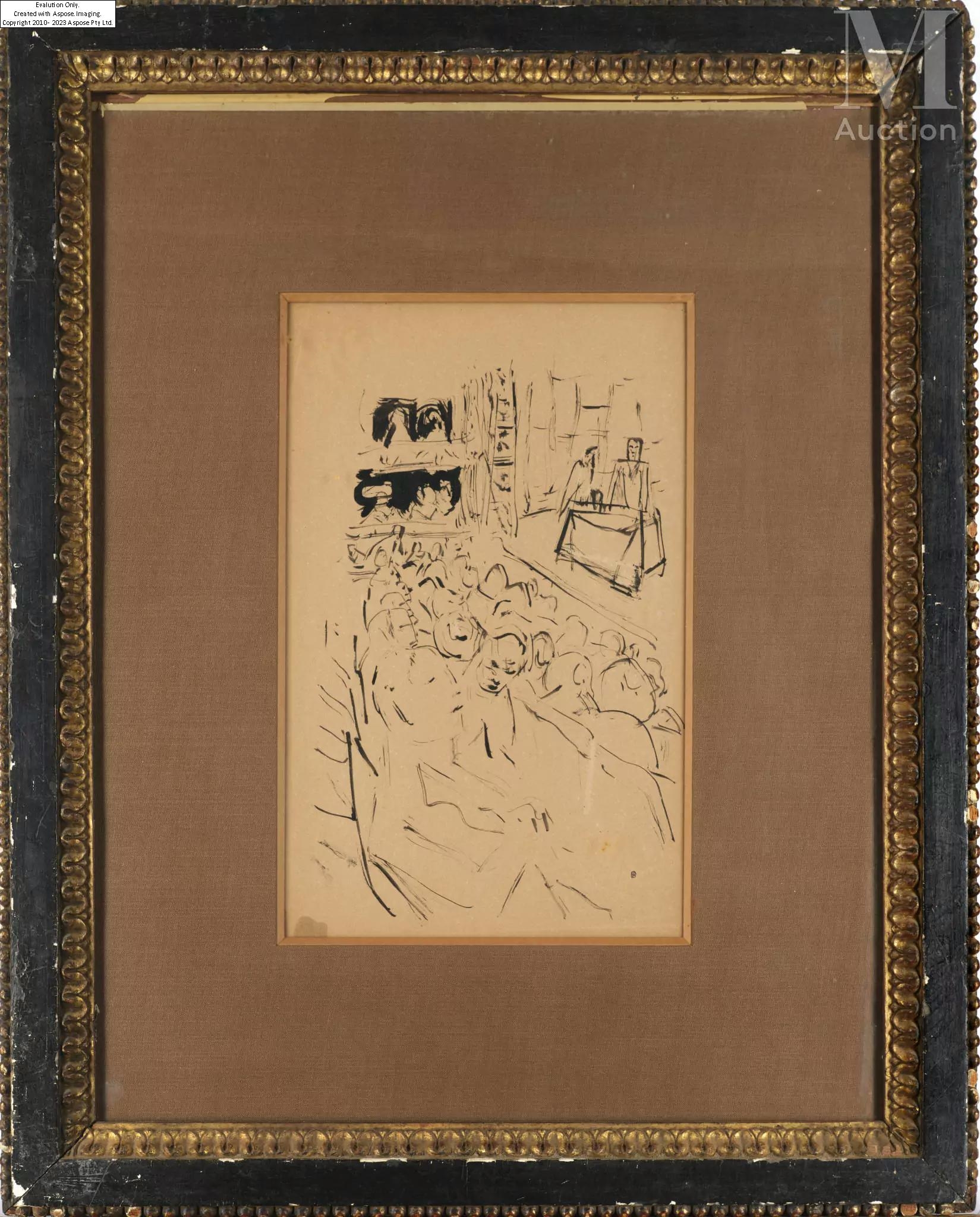 Pierre Bonnard | A l'opéra étude pour Promethée mal enchainé (1867 ...