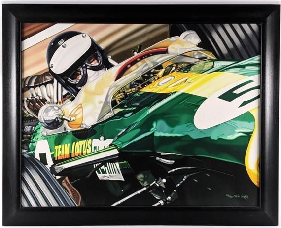 Colin Carter | Colin Carter Gentleman Jim Lotus Canvas Print | MutualArt